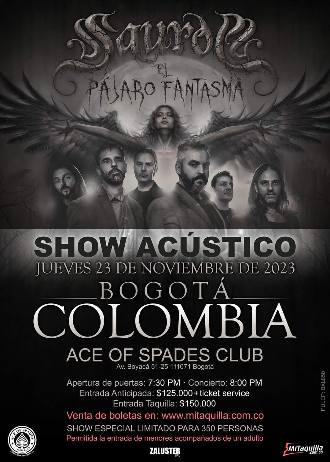 Saurom en Bogotá acústico
