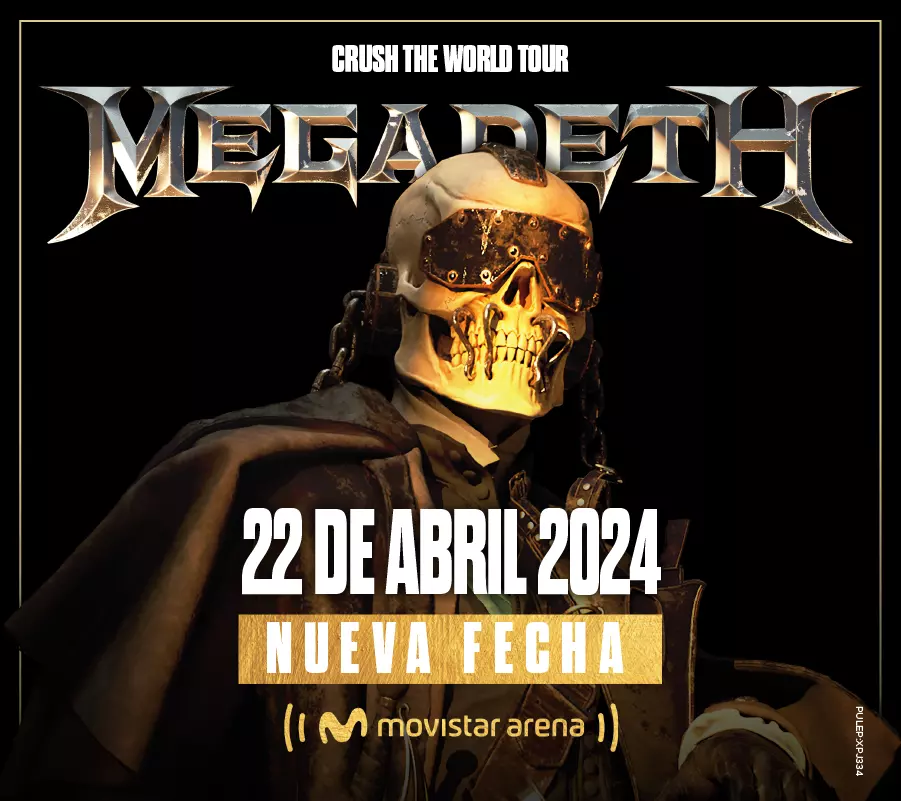 MEGADETH - CRUSH THE WORLD TOUR - SEGUNDA FECHA