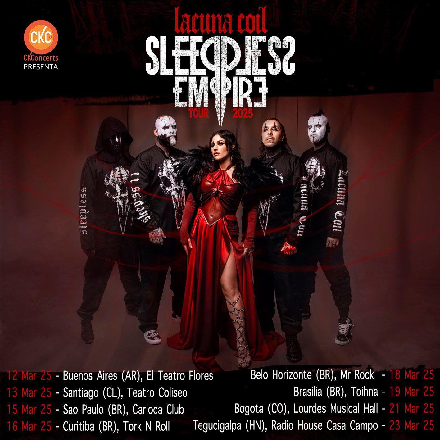 LACUNA COIL EN BOGOTÁ