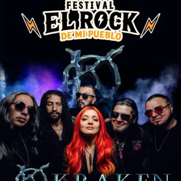 Afiche de Kraken en el Festival El Rock de mi Pueblo, Pitalito