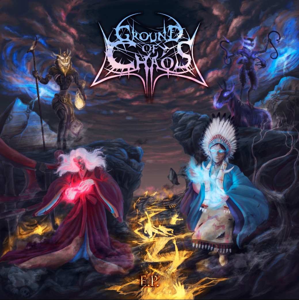 Portada del primer EP de la banda Ground of Chaos de Medellín Colombia