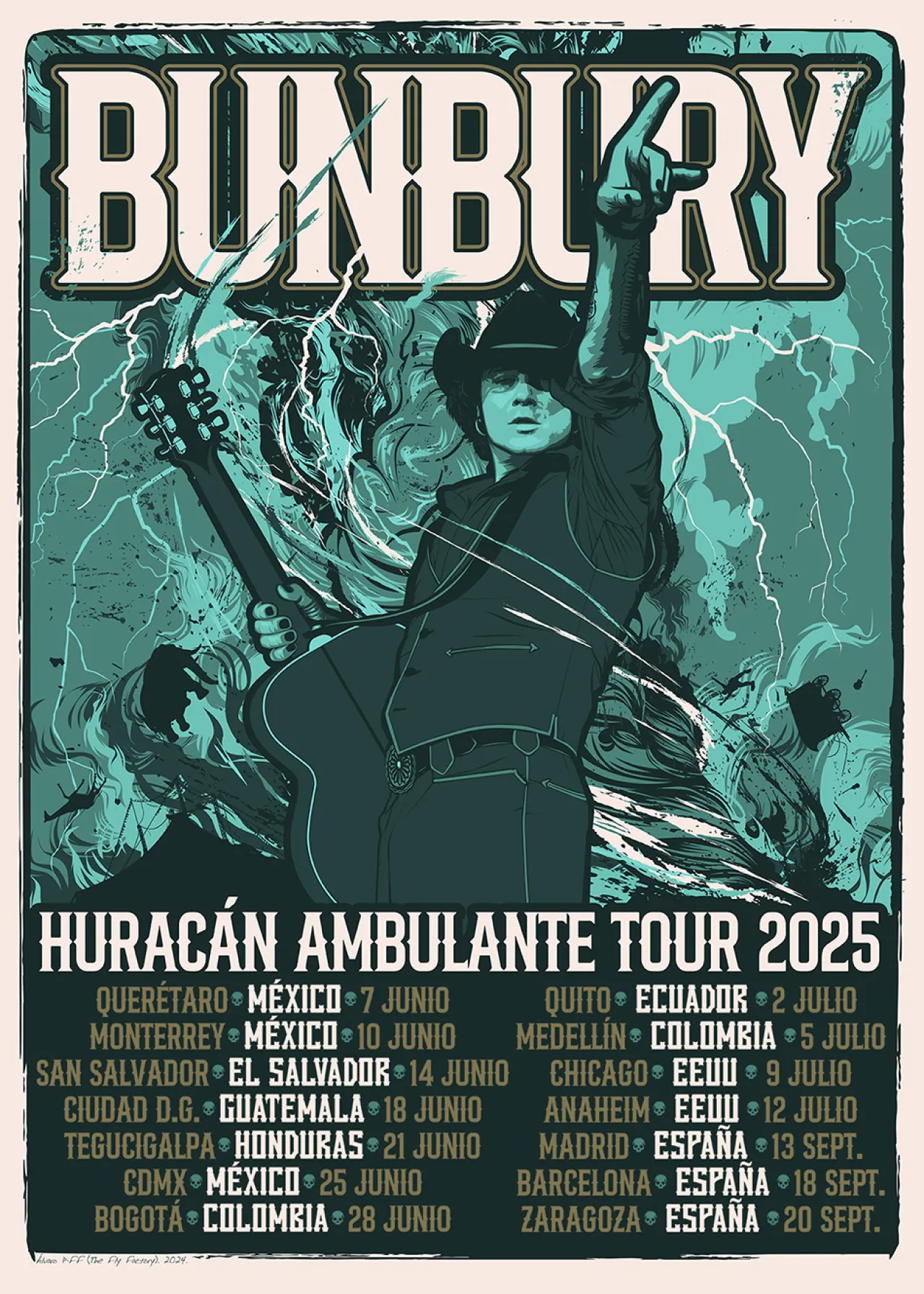 Enrique Bunbury regresa a Colombia 