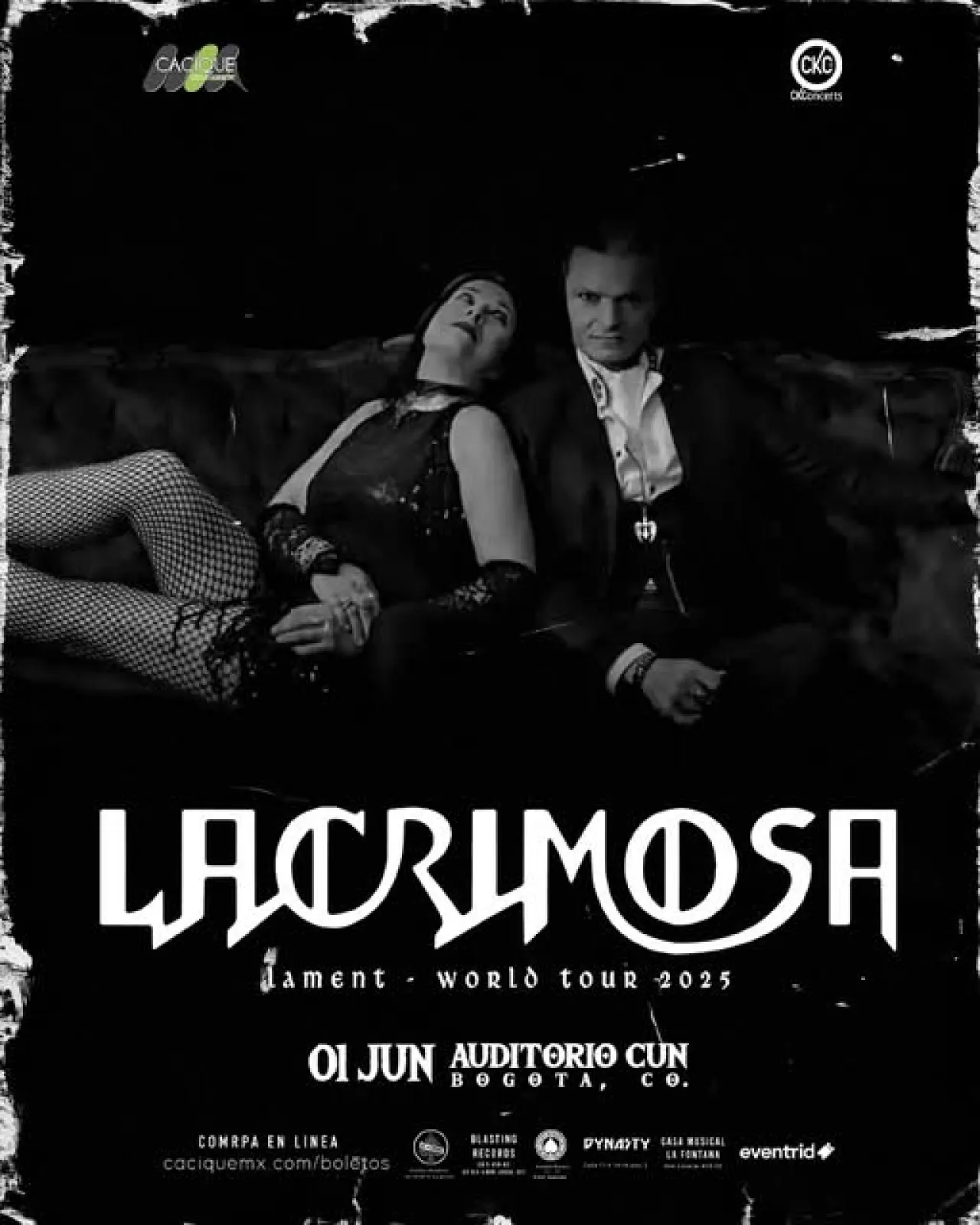 Lacrimosa regresa a Bogotá con su Lament World Tour 2025