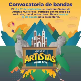 Convocatoria abierta Ciudad de Artistas Music Fest