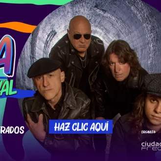 Presentando en vivo a Ilegales de España, Bajo Tierra y Estados Alterados de Medellín 