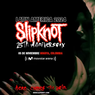 Slipknot celebra 25 años con gira por Latinoamérica