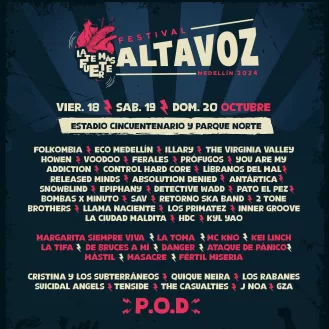 Altavoz 2024: El festival de Medellín revela su cartel oficial