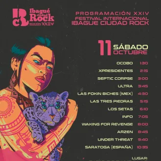 Ibagué Ciudad Rock 2025 - día 1