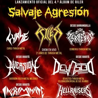 Lanzamiento oficial del 4.º álbum de RILER: "Salvaje Agresión"