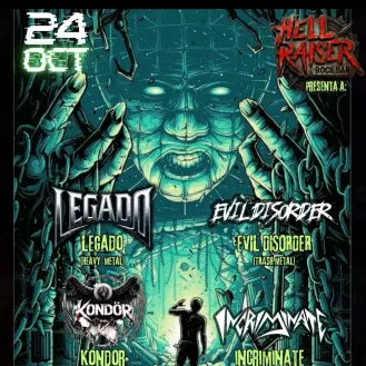 NOCHE DE HEAVY & THRASH METAL EN HELL RAISER