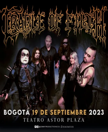 Cradle Of Filth Bogotá 2023