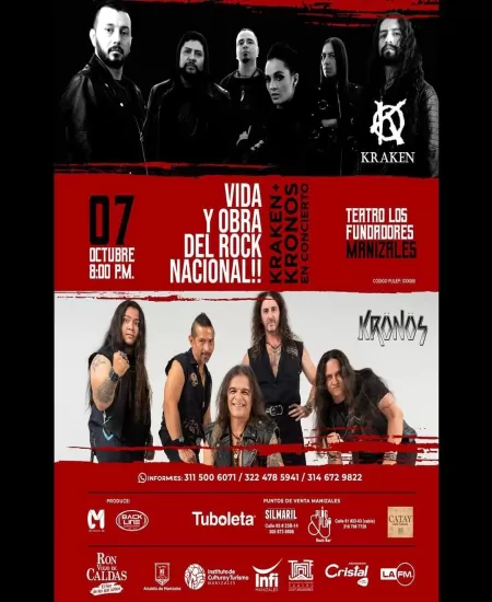 Kraken y kronos en Manizales
