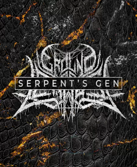 Logotipo de la banda Ground of Chaos de Medellín colombia, usado en la campaña publicitaria de su ultimo lanzamiento "Serpent's Gen"