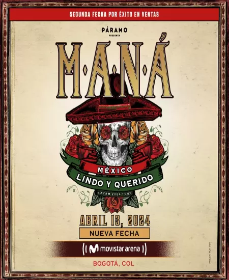 MANÁ - MÉXICO LINDO Y QUERIDO LATAM 2024 TOUR 