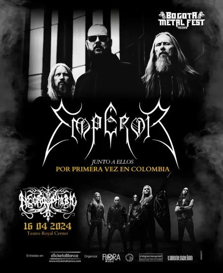Emperor y Necrophobic en Bogotá Colombia