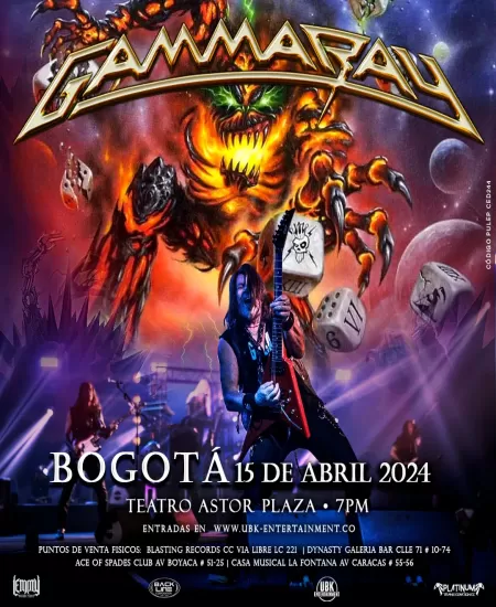 GAMMA RAY en Bogotá Colombia 2024