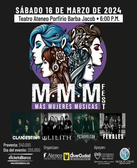 EventoMás Mujeres Músicas Fest