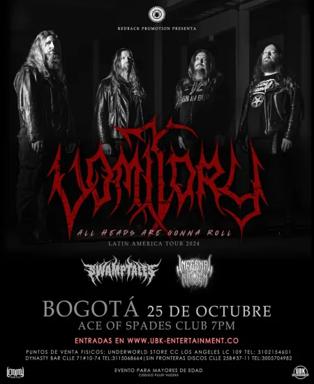 VOMITORY en Bogotá