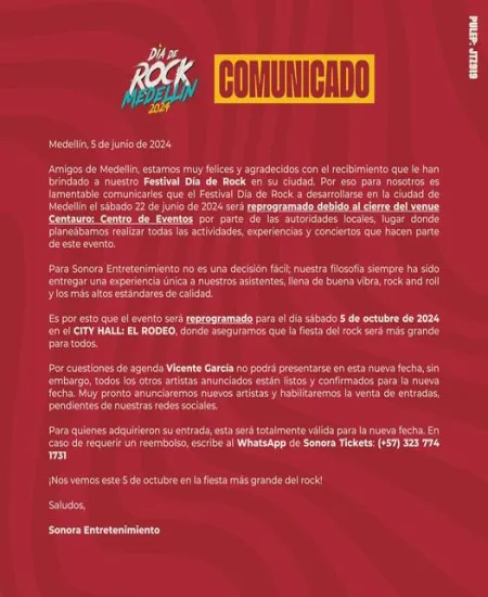 Comunicado prensa