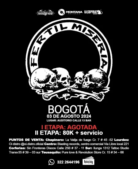 EventoFERTIL MISERIA