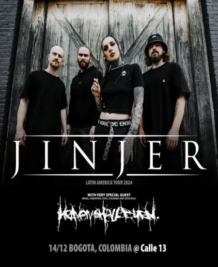 JINJER + HEAVEN SHALL BURN - BOGOTA (14/12/2024)