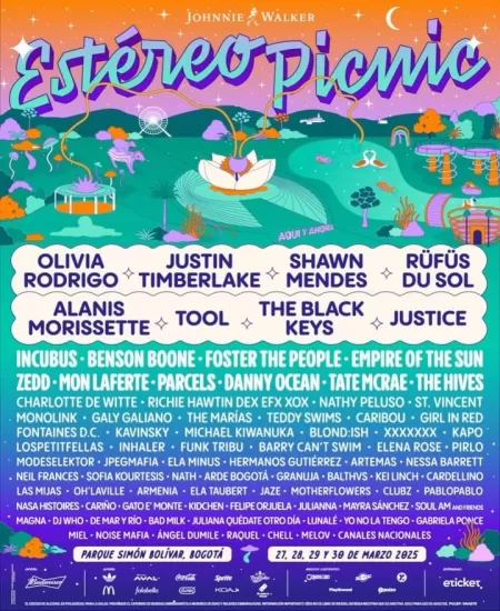Estéreo Picnic 2025: Un cartel de ensueño 