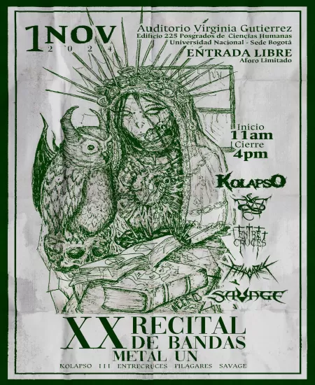 Edicto XX Recital de Bandas Metal UN