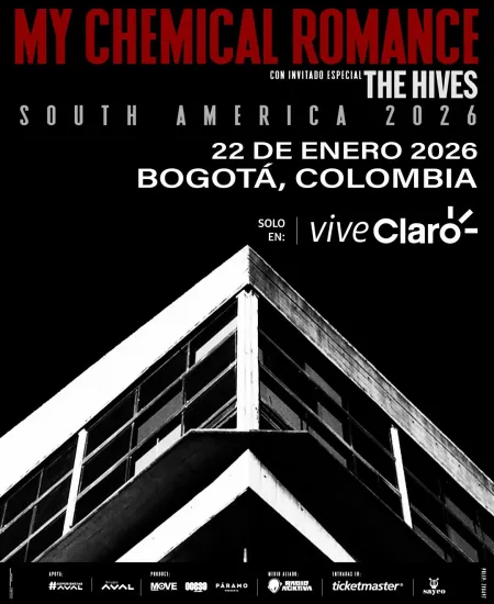 MY CHEMICAL ROMANCE EN COLOMBIA 2026