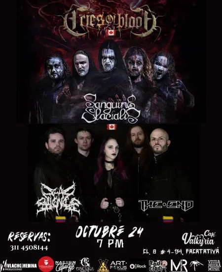 Cries Of Blood & Sanguine Glacialis en Facatativa