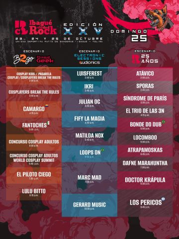 Ibagué Ciudad Rock 2026 - Día 3