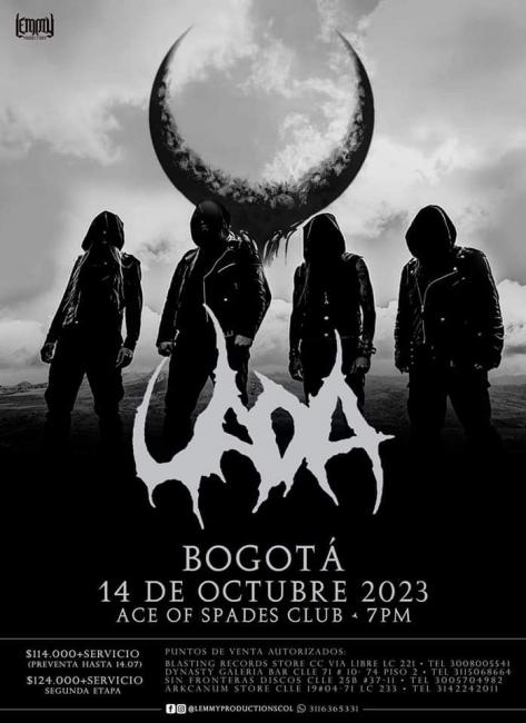 Flayer evento UADA en Bogotá