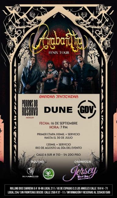 Flayer evento Anabanta en Bogotá