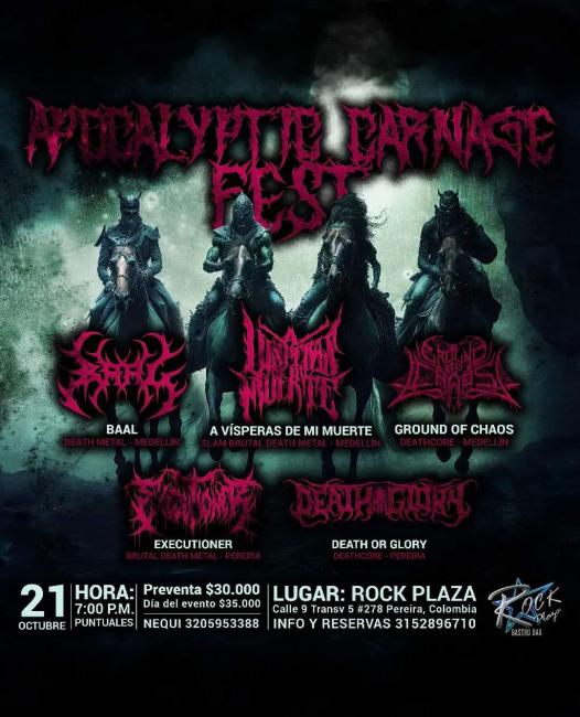 Flayer evento Extremen Pereira