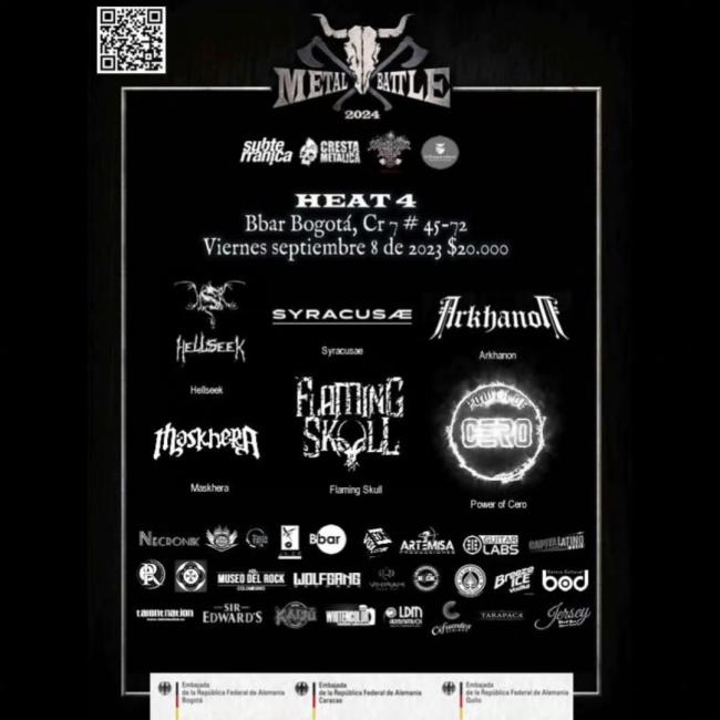 Flayer evento Metal Battle 2024 Heat 4