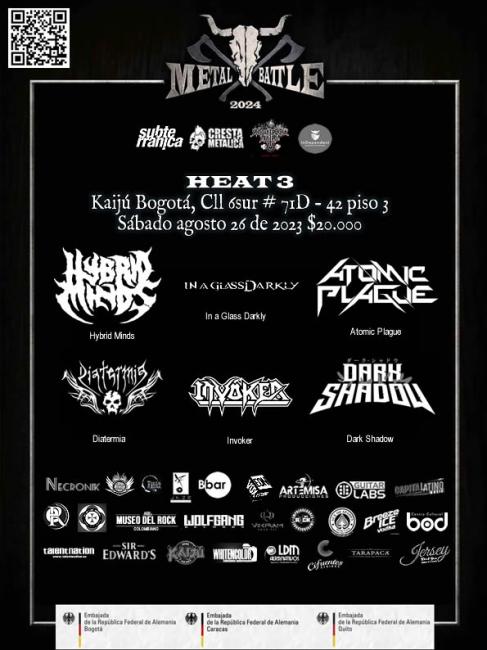 Flayer evento METAL BATTLE 2024 HEAT 3