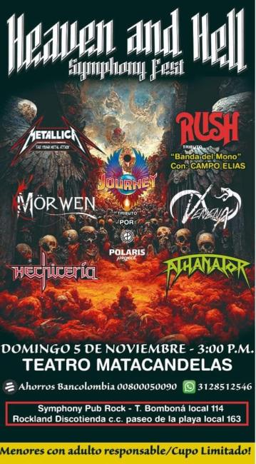 Flayer evento Heaven and Hell 2023