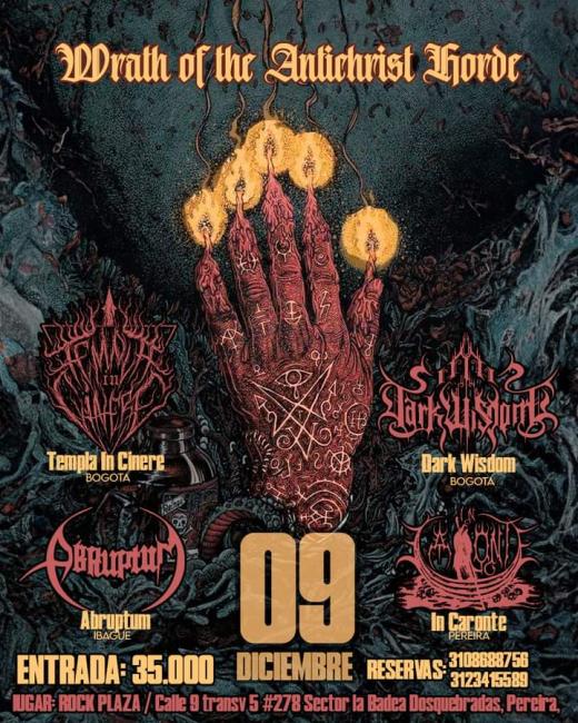 Flayer evento Wrath Of The Antichrist Horde