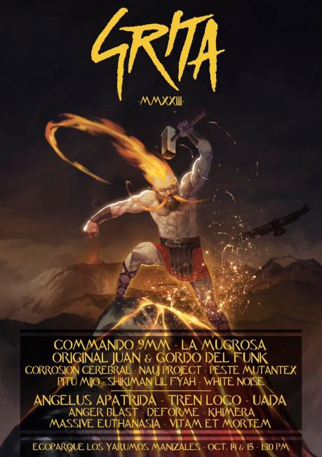 Flayer evento Grita Fest 2023