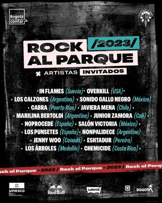 Artistas nacionales e internacionales del festival 2023