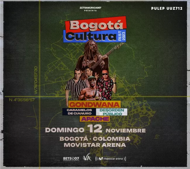 Flayer evento BOGOTA CULTURA FEST