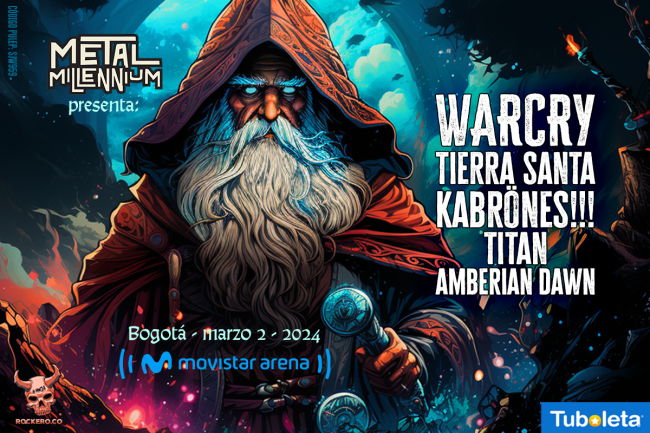 Flayer evento METAL MILLENNIUM 2024