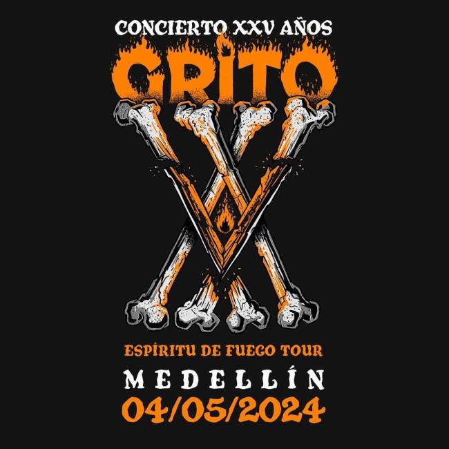 Flayer evento Grito celebra 25 años