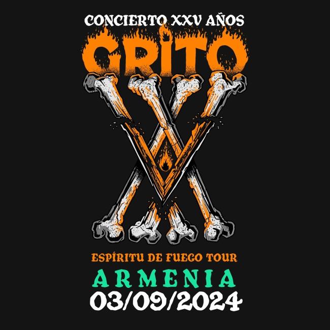 Flayer evento Grito en Armenia
