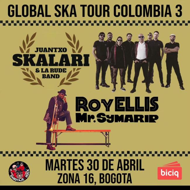 Flayer evento GLOBAL SKA TOUR COLOMBIA 3