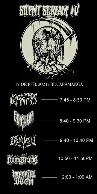 Flayer evento SILENT SCREAM IV