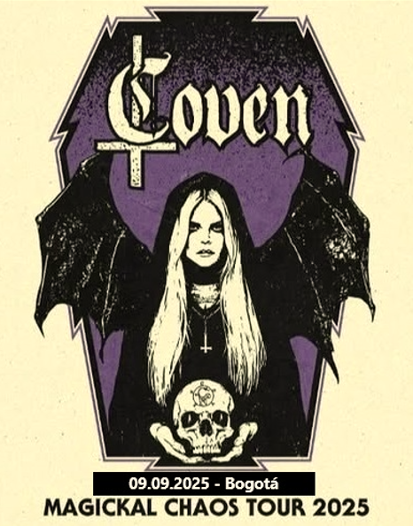 Flayer evento COVEN en Bogotá Colombia