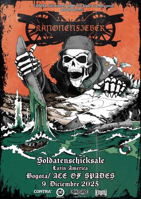 Flayer evento Kanonenfieber en Bogotá