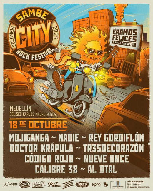 Flayer evento Sambe City Medellín 2025