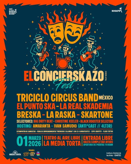 Flayer evento El Concierskazo Fest 2026