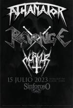 Revenge, Athanator, Murmur en ANDES - Antioquia   Julio 15   35k  info Whatsapp +57 301 5497537